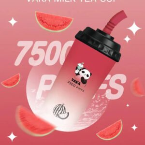 【Ｑ萌熊貓】VAKA 奶茶杯 7500 地表最可愛街頭配件 15ml 霸王級載油量確保動力始終如一 600mAh 穩健電力核心 台灣現貨